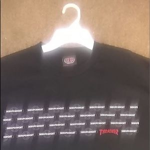 Independent/ thrasher short sleeve t shirt